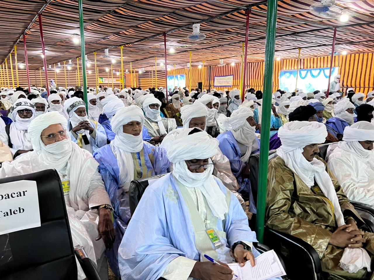 من فعاليات المؤتمر الأخير للمجلس الأعلى لوحدة أزواد في مدينة كيدال