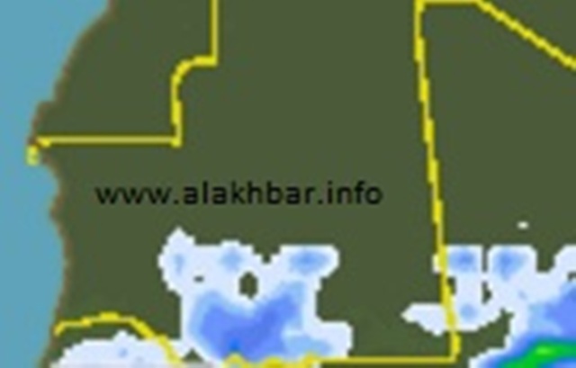 خارطة توزع الأمطار المتوقعة فجر غد 30 يوليو 2017(الأخبار)