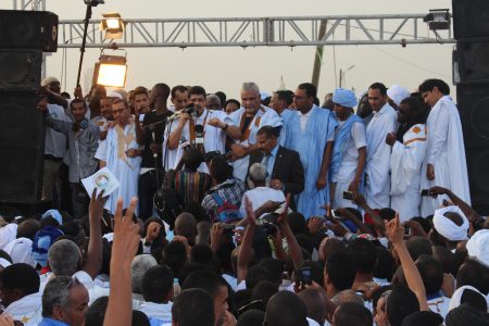 ولد محم خلال مهرجان روصو المتزامن مع نشاط ولد حدمين في مكطع الحجار يوليو الماضي 