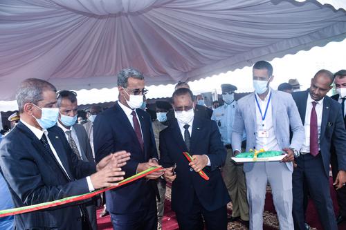 الوزراء خلال حفل انطلاقة الشركة 29 سبتمبر الماضي (وما)