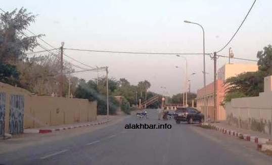الشرطة تغلق المدخل الذي يقع قرب البنك المركزي الموريتاني (الأخبار)