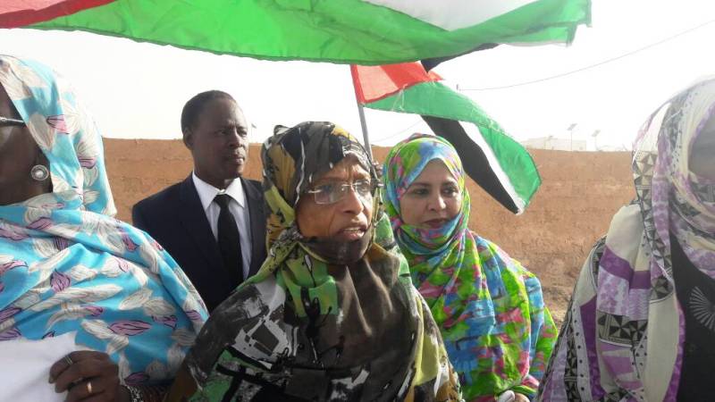 البرلمانية فاطمة بنت الميداح رئيسة الفريق البرلماني لمناصرة القضية الفلسطينية