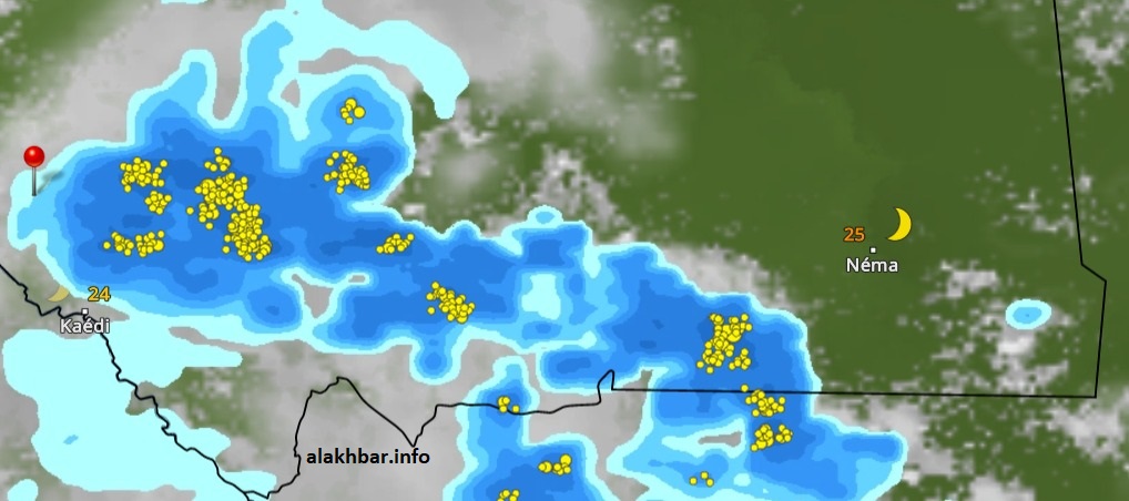 خارطة انتشار السحب المتوقعة صباح يوم غد الخميس بحول الله تعالى