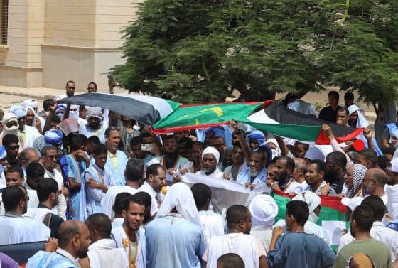 جانب من ظاهرة دعت لها المبادرة الطلابية للدفاع عن القضايا العادلة ضحى الـ7 من أكتوبر 2023 (الأخبار)