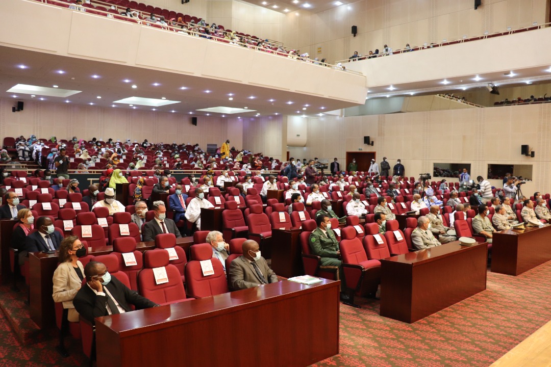 جانب من حضور الحفل اليوم بقصر المؤتمرات القديم (الأخبار)