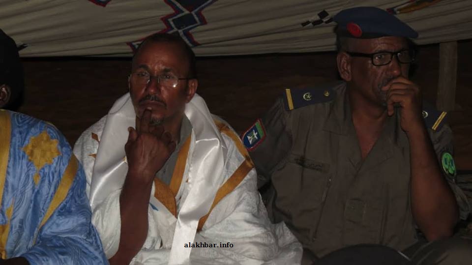 قائد وحدة الحرس في افتتاح حملة الحزب الحاكم بالمذرذرة 