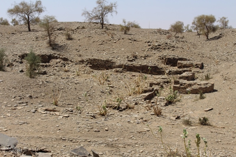 أطلال مسجد كومبي صالح كشفت عنها الحفريات التي أجريت مطلع القرن العشرين ـ (الأخبار)
