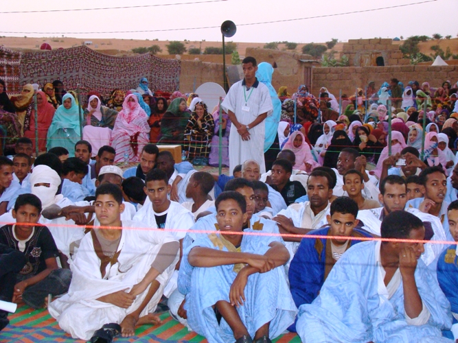 جاتب من حضور النشاط