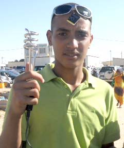 سيدي عالي ولد سعيد الذي فاز بمسخن مياه (الأخبار)