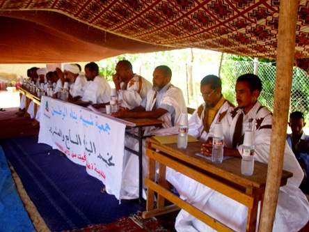 جانب من المنصة الرسمية وقت الافتتاح صباح اليوم (الأخبار)