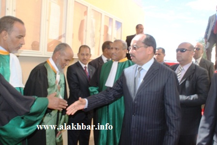 كما استقبل من طرف القضاة (الأخبار)