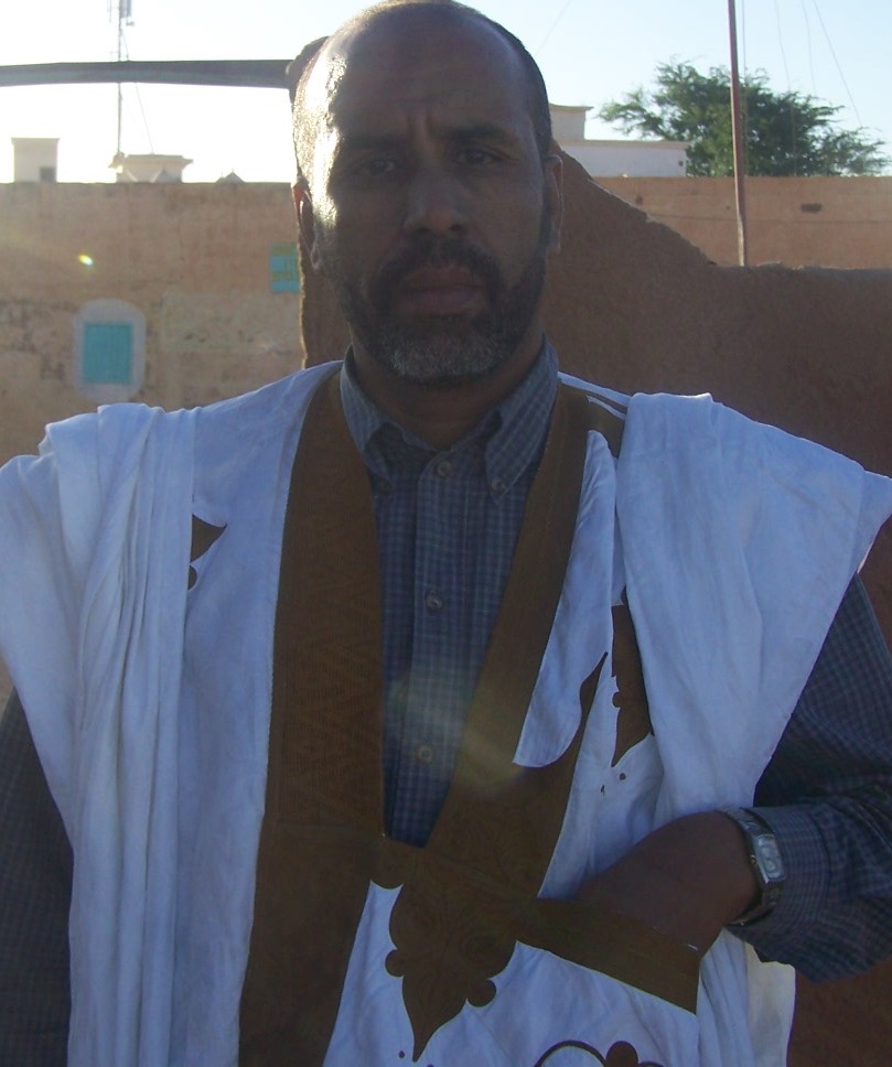 الشيخاني ولد محمدو السالم عمدة بلدية آجوير عن حزب تكتل القوي الديمقراطية أكد فوز حزبه في الانتخابات (تصوير الأخبار) 