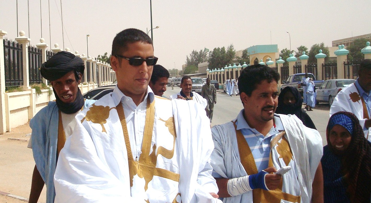 محمد نجل الرئيس سيدي محمد ولد الشيخ عبد الله (تصوير وكالة الأخبار)