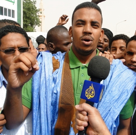 رئيس المباردة الطلابية عبد الرزاق ولد محمدي (الأخبار)