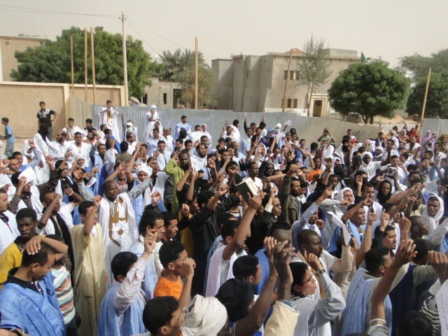 المنظاهرون طالبوا الأمم المنحدة بمحاكمة مبارك (الأخبار)
