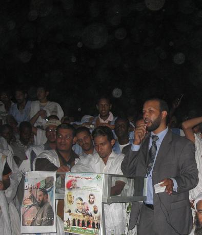 الأمين العام للرباط الوطني لنصرة الشعب الفلسطيني محمد غلام ولد الحاج الشيخ