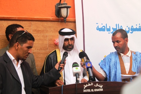 السفير القطري بموريتانيا أعرب عن امتنانه للشعب الموريتاني وتقديره للدعم الذي ناله الملف القطري (تصوير الأخبار)