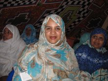 رئيسة مخيم الجمعية الموريتانية لرعاية الطفولة