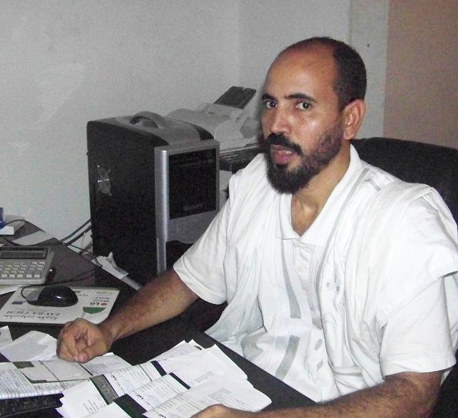المصطفى ولد سيدي محمد مدير مؤسسة الثريا (تصوير الأخبار)