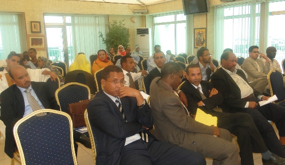 جانب من المتلقى الذي نظم اليوم في فندق الخيمة وسط نواكشوط (الأخبار)
