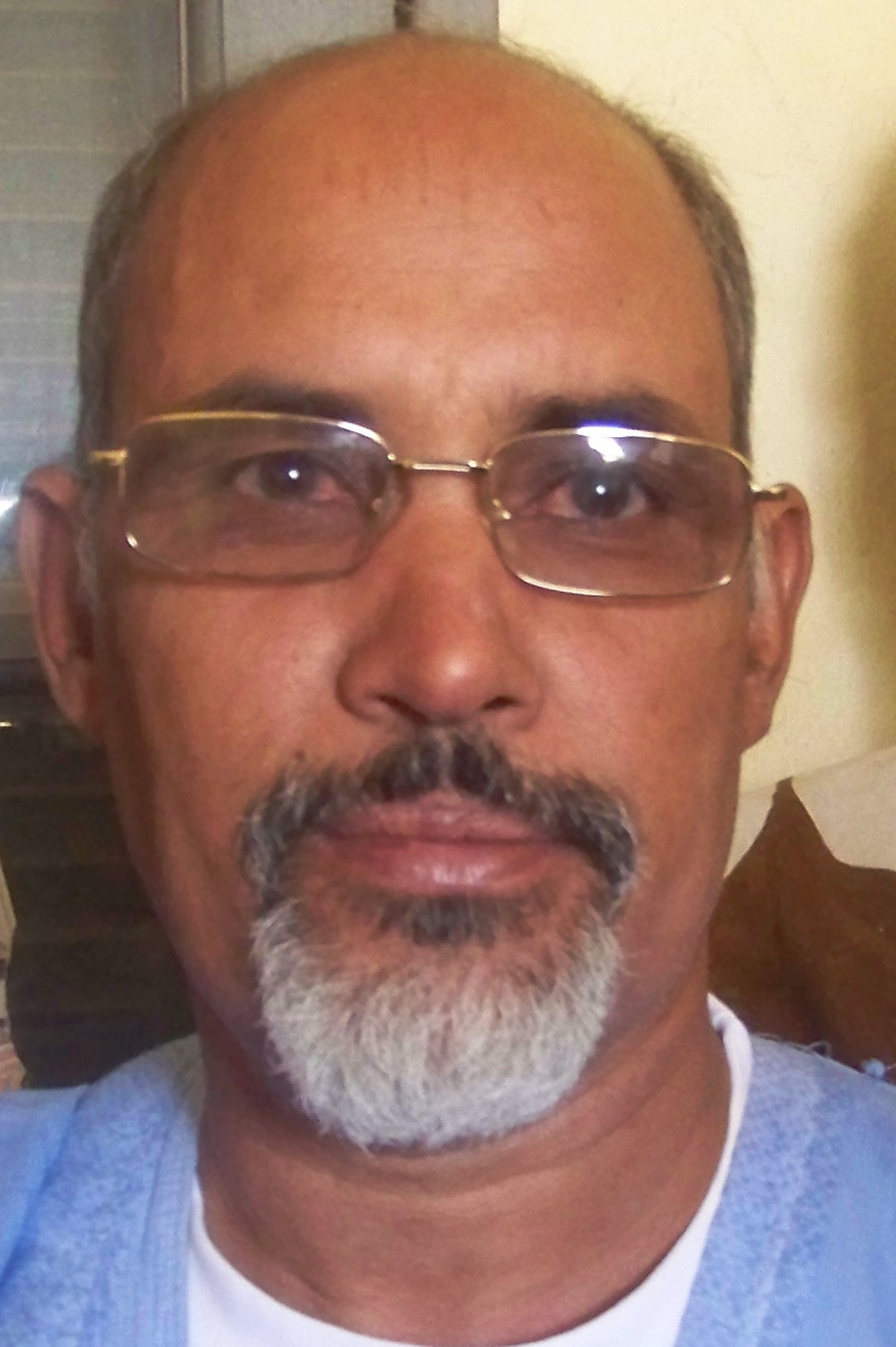 يحي ولد بيب رئيس رابطة التطوير والتنويع الزراعي في مدينة "روصو خلال حديثة لموفد وكالة الأخبار (تصوير الأخبار)" 