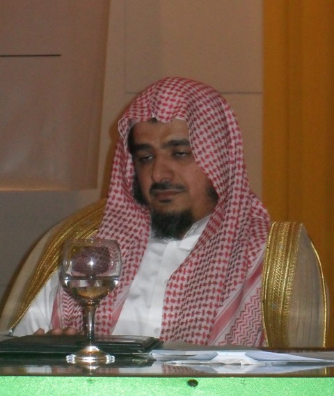 سعد الشهراني الأمين العام لملتقى العلماء المسلمين برابطة العالم الإسلامي (تصوير الأخبار)