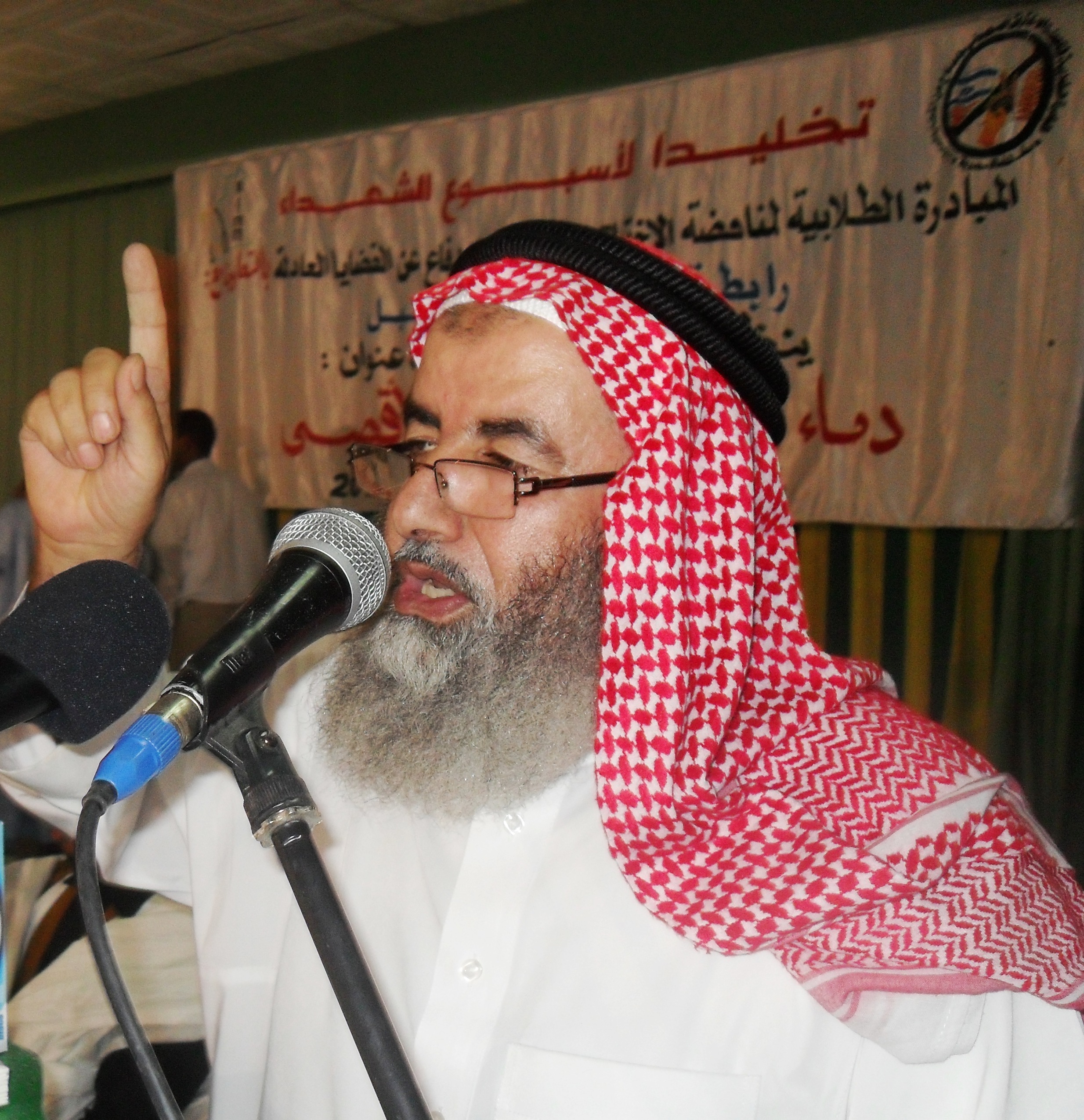 رئيس هيئة علماء فلسطين بالخارج  عبد الغني التميمي 