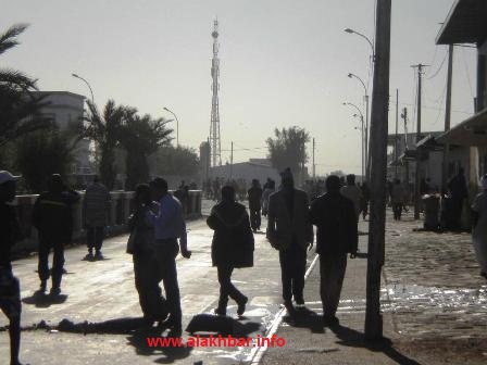 العمال أصروا على المضي في الاحتجاج حتى تحقيق مطالبهم (الأخبار - خاص)
