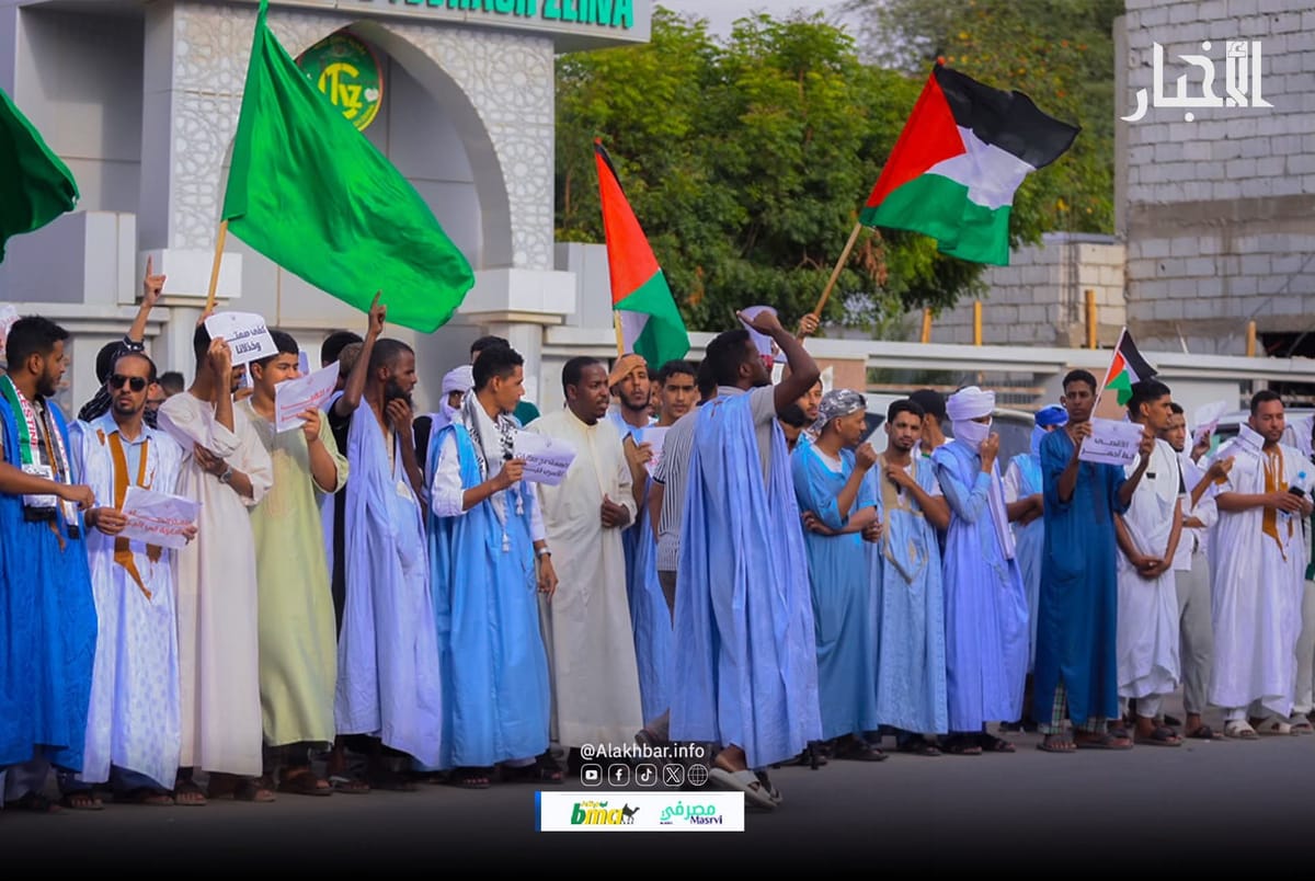 موريتانيا – احتجاجات في نواكشوط رفضا لقانون عقوبة الإعدام للأسرى الفلسطينيين