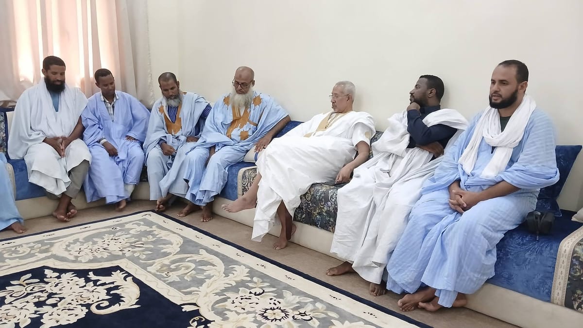 وفد من جمعية المستقبل يزور وزير الدفاع في منزله بباسكنو