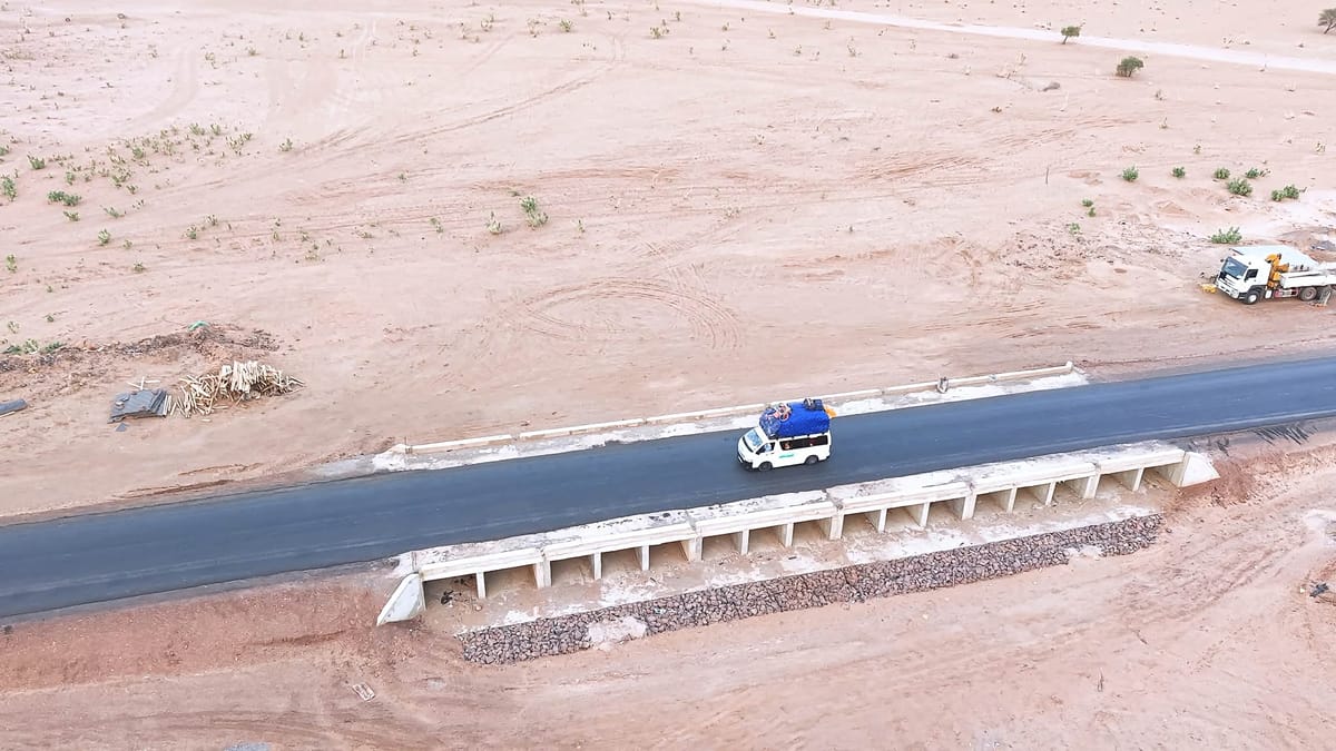 وزارة النقل تعلن اكتمال أشغال جسر تويجكجيت