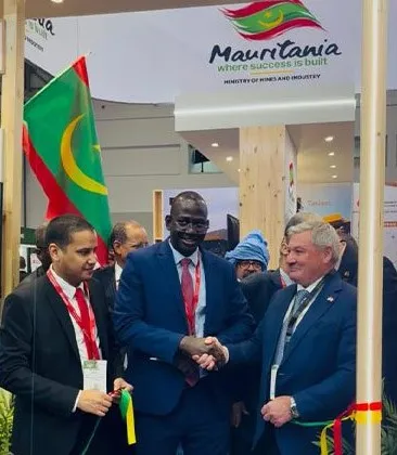 موريتانيا تستعرض مقدراتها المعدنية بمعرض "إندابا"