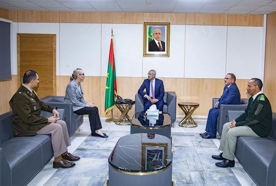مباحثات موريتانية أمريكية للتعاون في مجال الدفاع