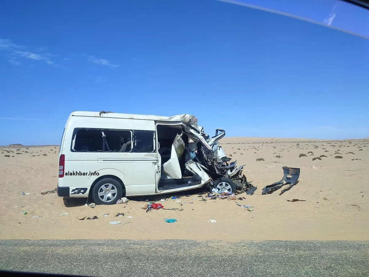 خلف 3 قتلى و12 جريحا.. تفاصيل حادث طريق نواذيبو اليوم