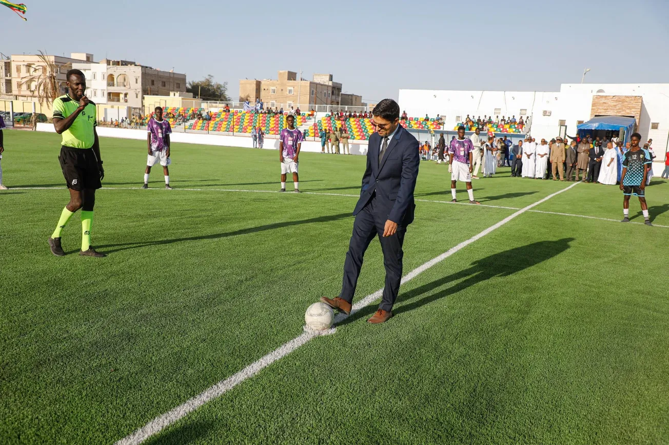 افتتاح مجمع رياضي جديد في مقاطعة السبخة بنواكشوط