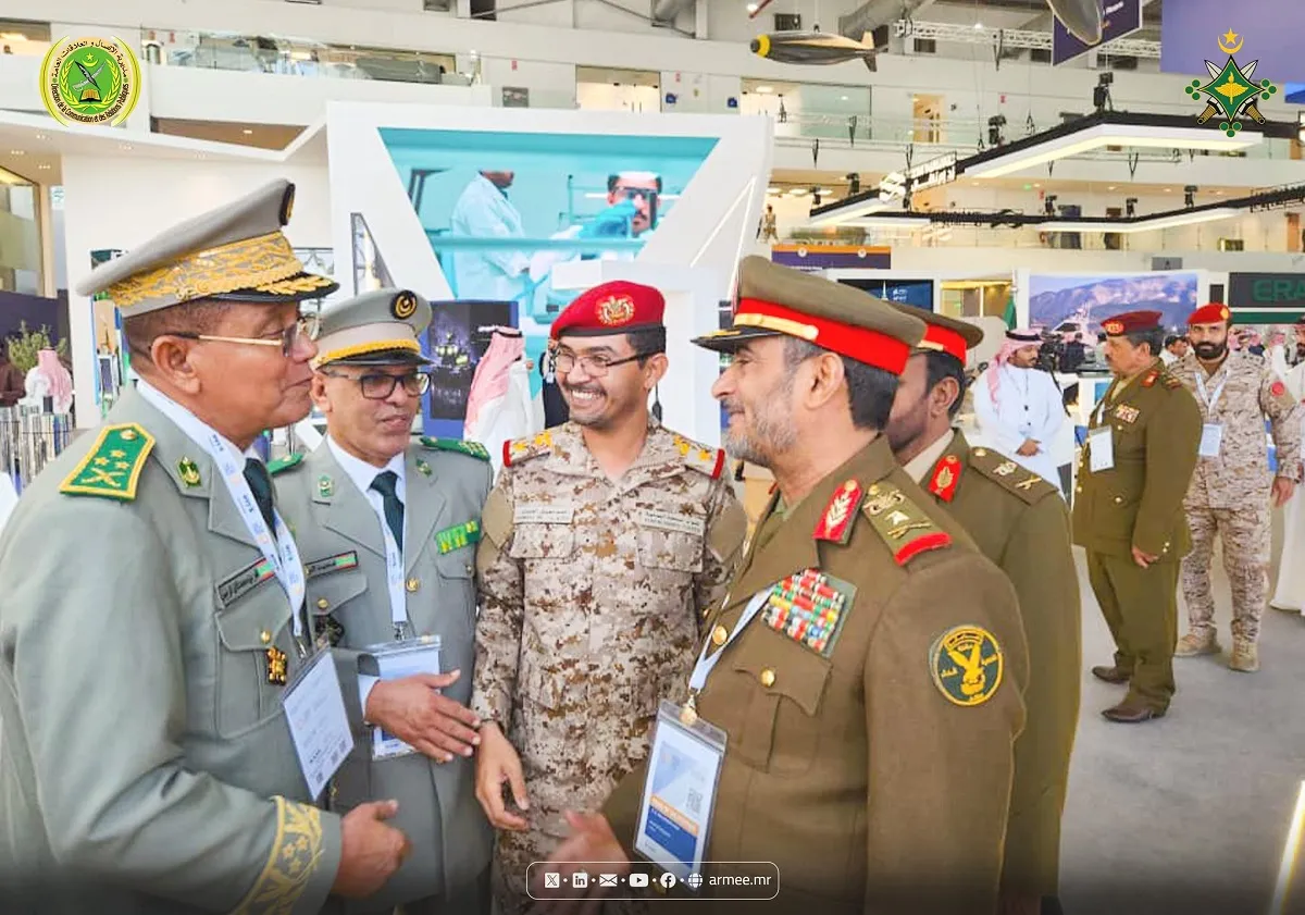 قائد أركان الجيش الموريتاني يحضر معرضا عسكريا في السعودية