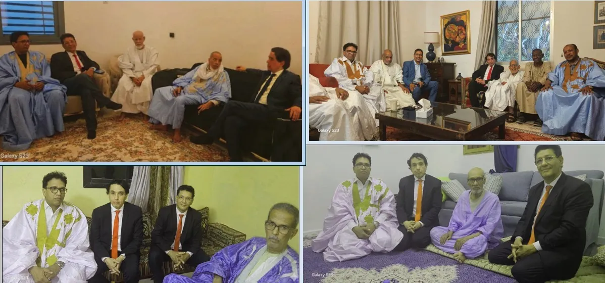 بدي أبنو يزور شخصيات ثقافية ورمزية موريتانية