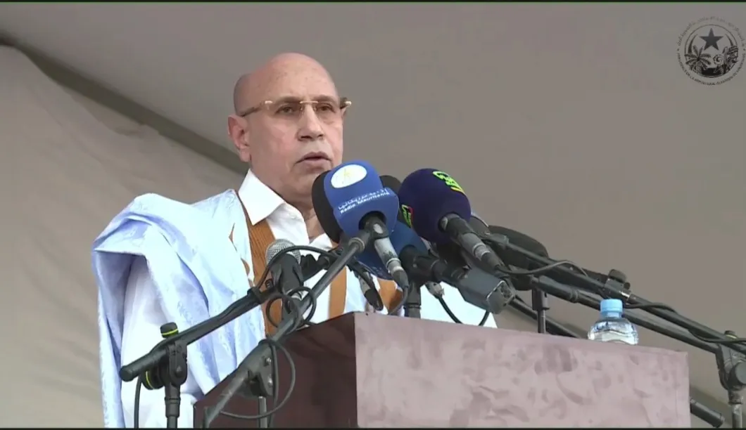 غزواني من كيهيدي: الوحدة الوطنية هي الضامن لاستمرار استقرار وأمن البلد