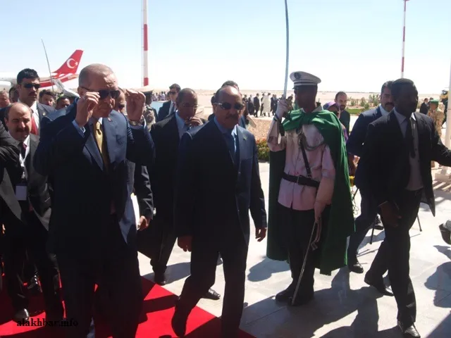 عشر صور من زيارة أردوغان إلى موريتانيا