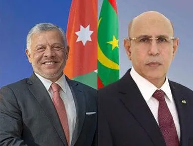 بعد قادة الإمارات وقطر والكويت.. غزواني يهاتف ملك الأردن