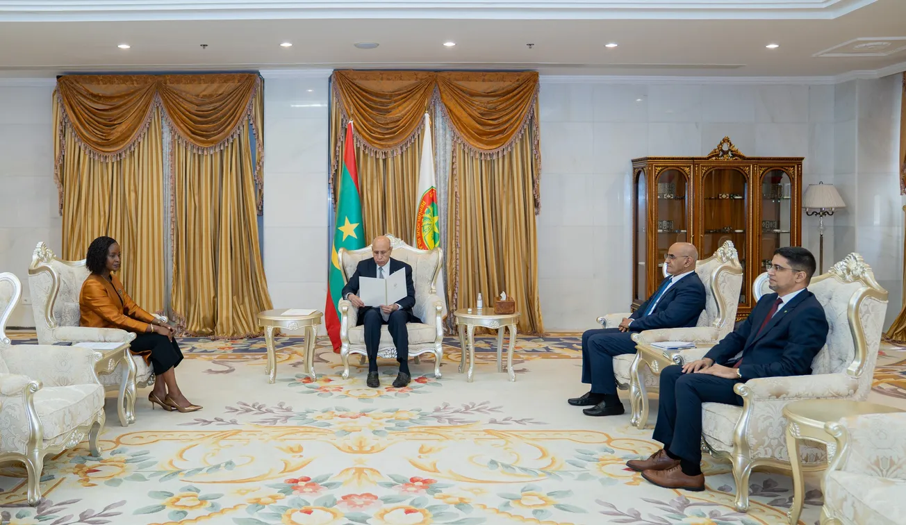 غزواني يستقبل مبعوثة خاصة من الرئيس الرواندي