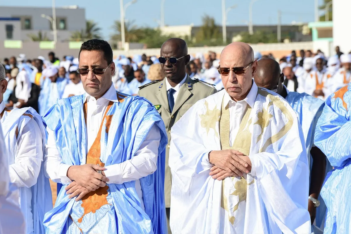 غزواني يحضر صلاة العيد في جامع ابن عباس