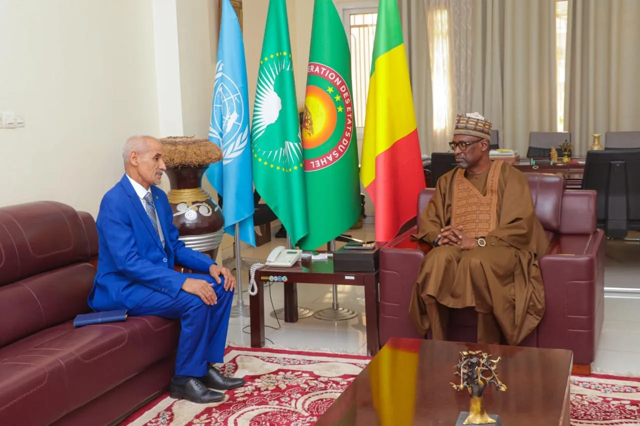 وزير خارجية مالي يبحث مع دبلوماسي موريتاني "المسائل الأمنية الراهنة"