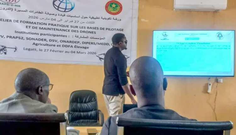 تكوين لأطر من عدة قطاعات حول قيادة وصيانة المسيرات