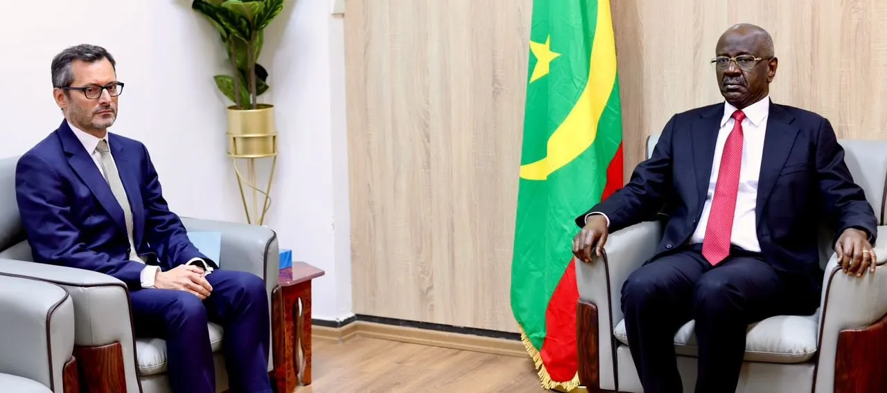 وزير الخارجية يجري مباحثات مع السفير الفرنسي