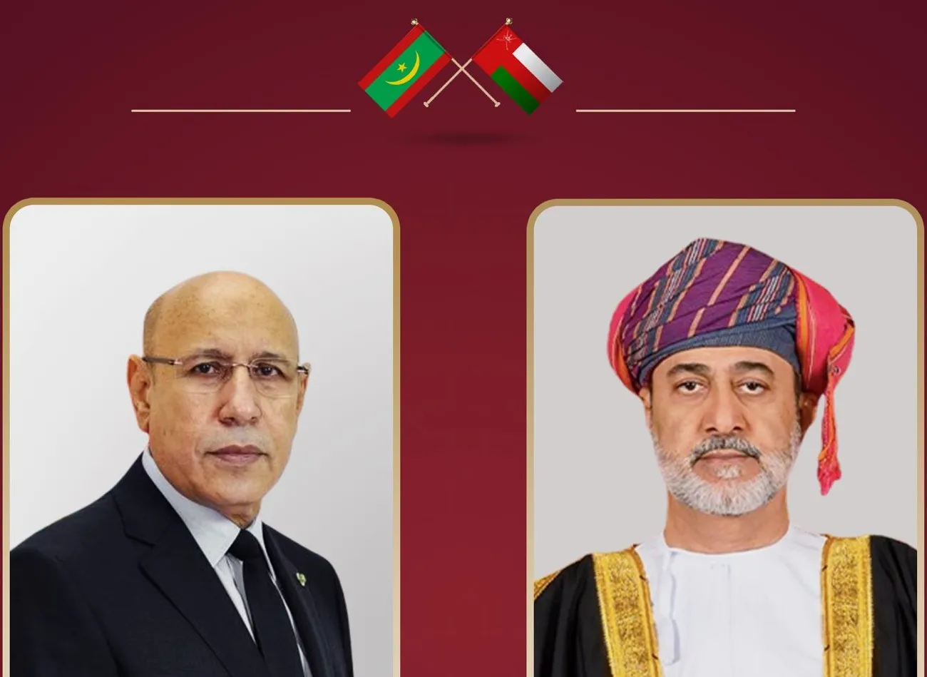 غزواني يهاتف سلطان عمان ويؤكد تضامن موريتانيا مع مسقط