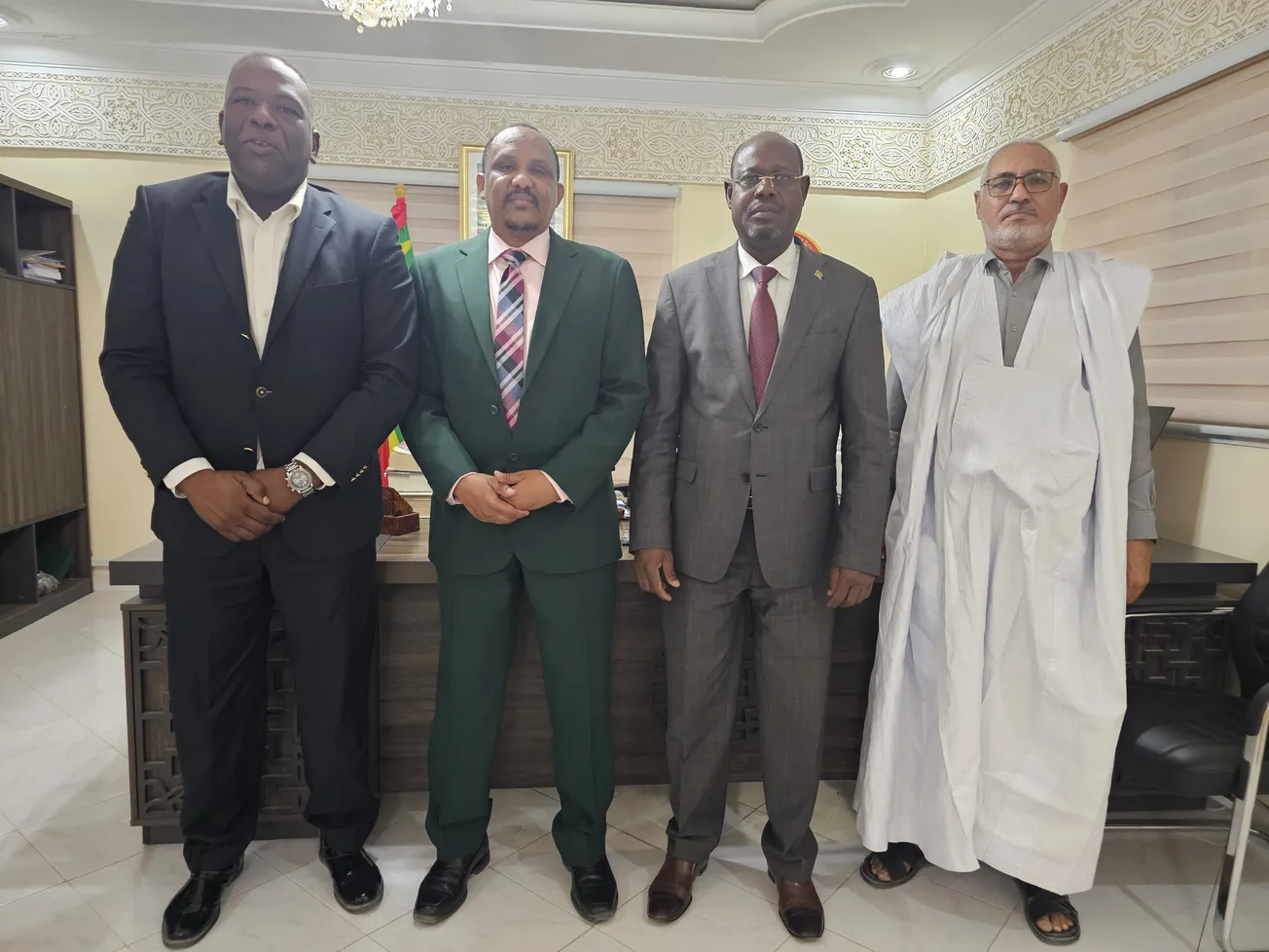 وفد من مؤسسة المعارضة يلتقي رئيس لجنة حقوق الإنسان