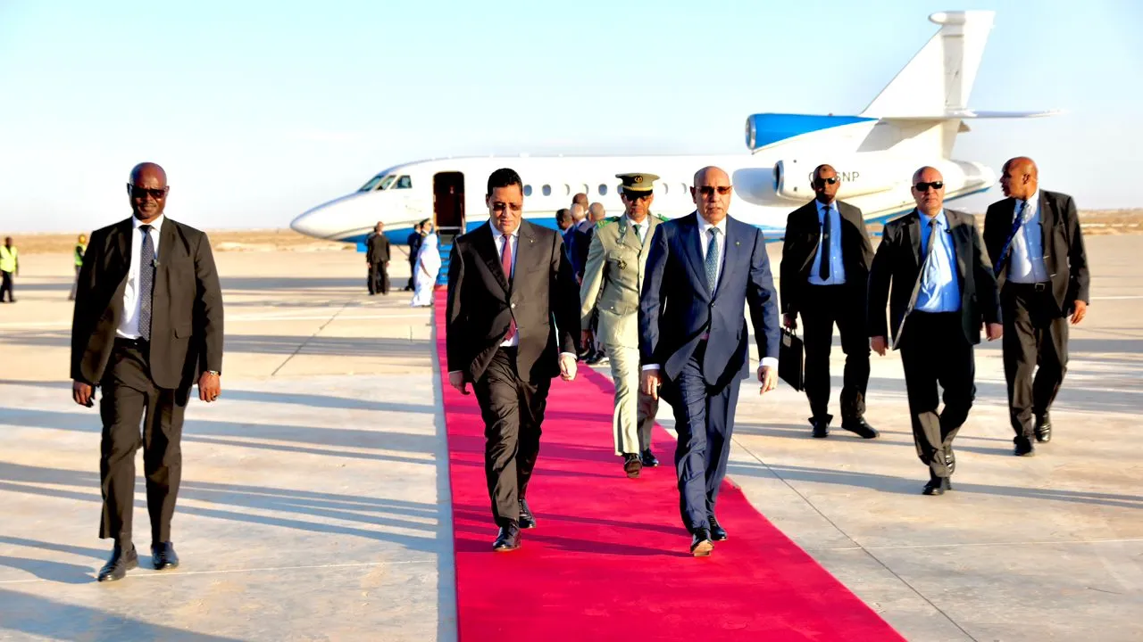 غزواني يعود بعد جولة قادته إلى الإمارات والسعودية وتشاد