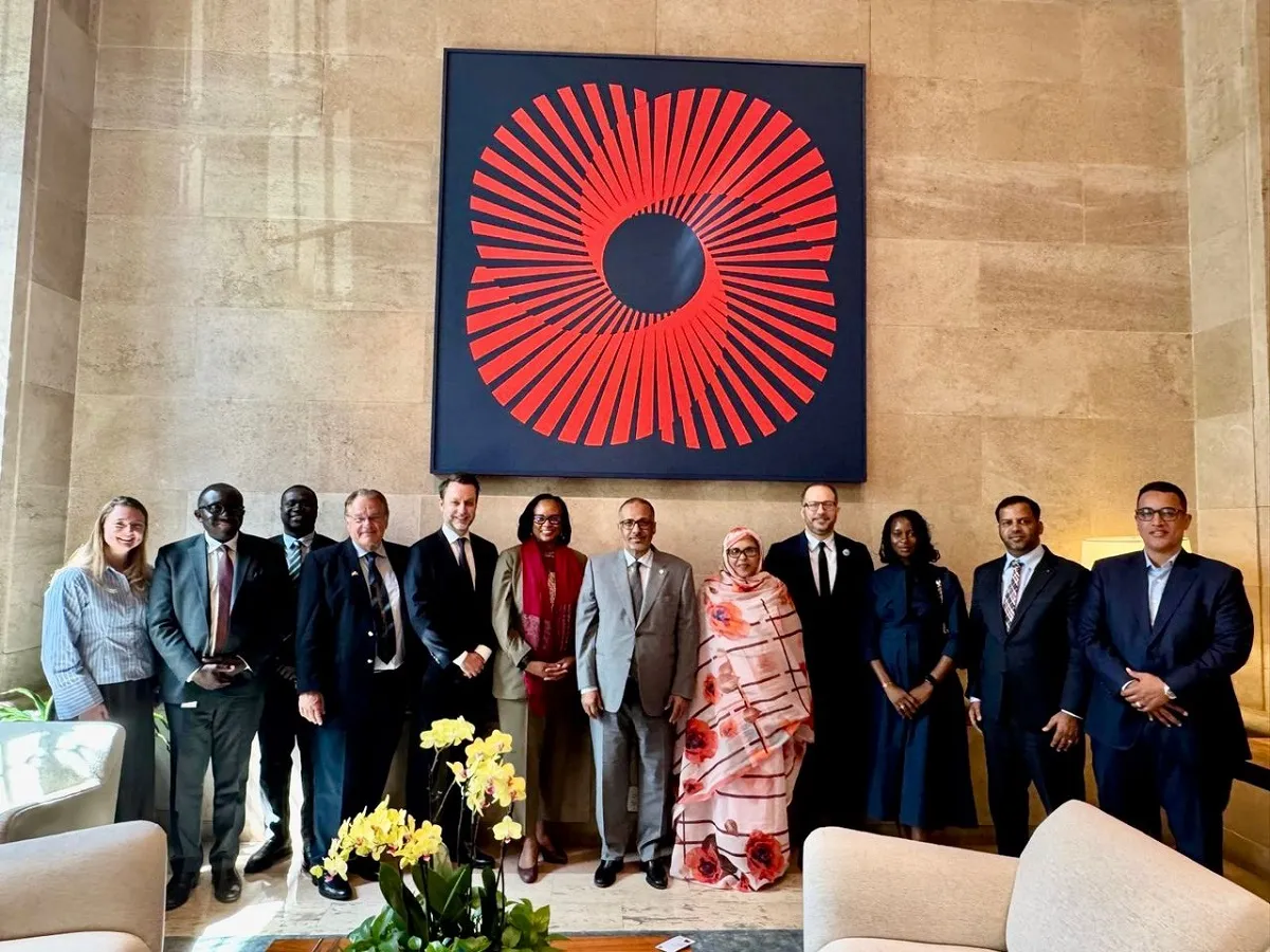 ولد الشيخ أحمد يتباحث مع رئيسة مركز الأعمال الأمريكي الإفريقي