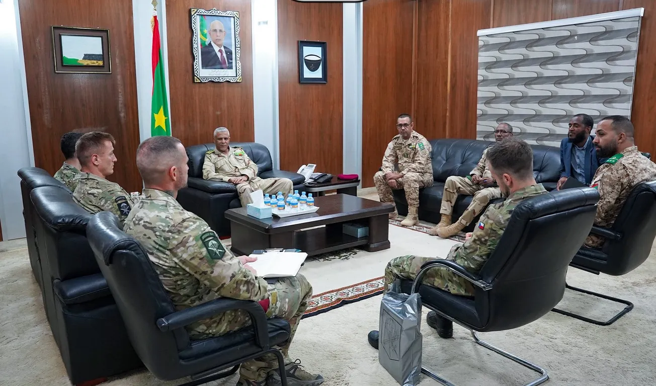 قائد القوات الخاصة التشيكية يزور موريتانيا